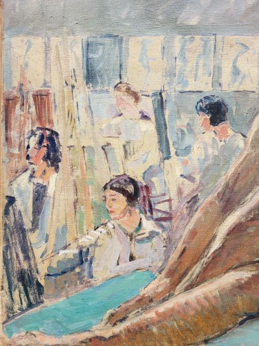 XXe siècle - Vue d’atelier - Suzanne DINKES (1895-1984)