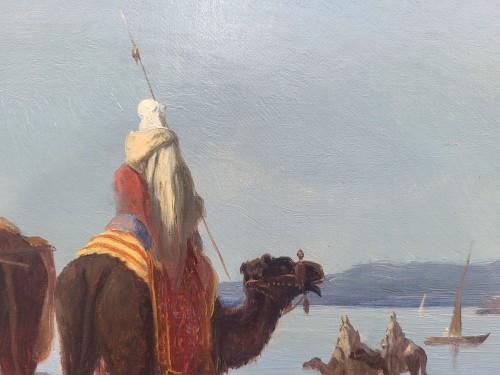 Camel driver by the river- Longsden Long  (1829-1891) - 