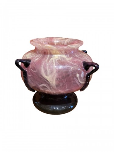 Vase en pâte de verre par Schneider