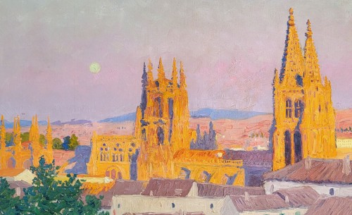 Paintings & Drawings  - Burgos Cathedral - Maurice Chabas (1862-1947)