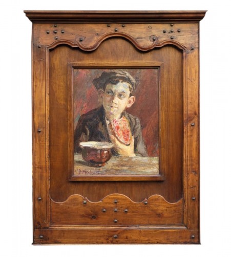 Jeune garçon à la tartine - Jeanne MALIVEL (1895-1926)