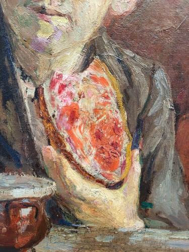 20th century - Jeune garçon à la tartine - Jeanne MALIVEL (1895-1926)
