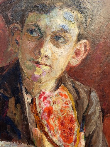 Jeune garçon à la tartine - Jeanne MALIVEL (1895-1926) - 