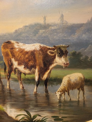 19th century - Country scenes - Victor Emile CARTIER (1811-1866)