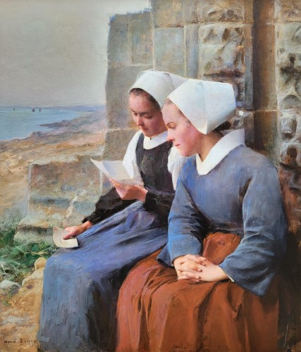Young Breton women - Henri Royer (1869-1938)