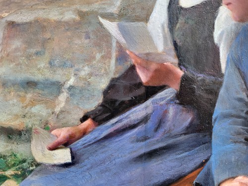 Young Breton women - Henri Royer (1869-1938) - 
