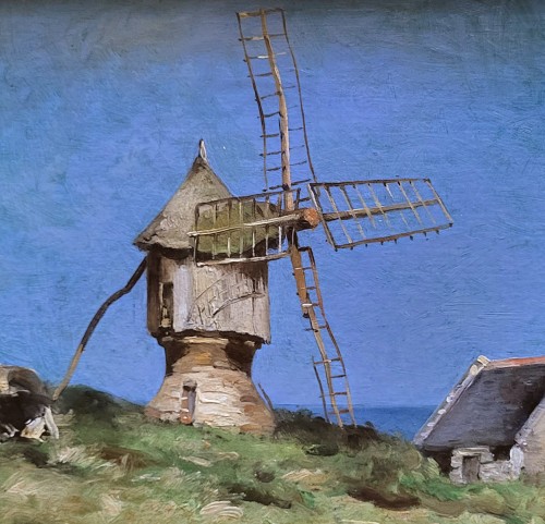 Tapisserie & Tapis  - Le moulin normand - Antoine GUILLEMET (1841-1918)