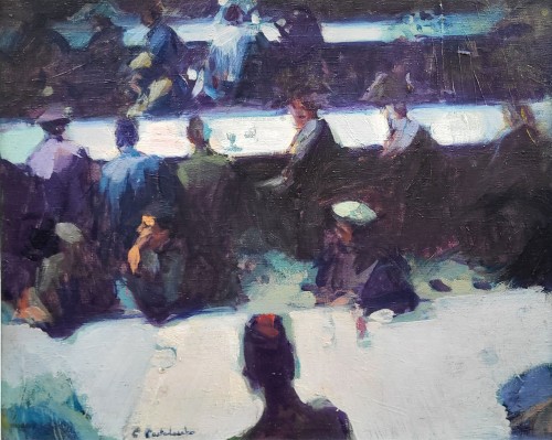 The Banquet - Claudio Castelucho Diana (1870-1927) - Paintings & Drawings Style 