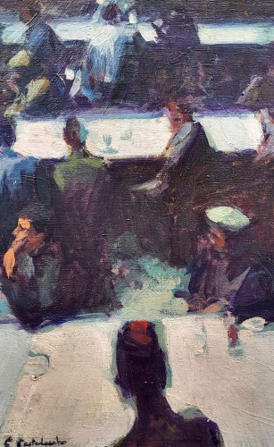 Paintings & Drawings  - The Banquet - Claudio Castelucho Diana (1870-1927)