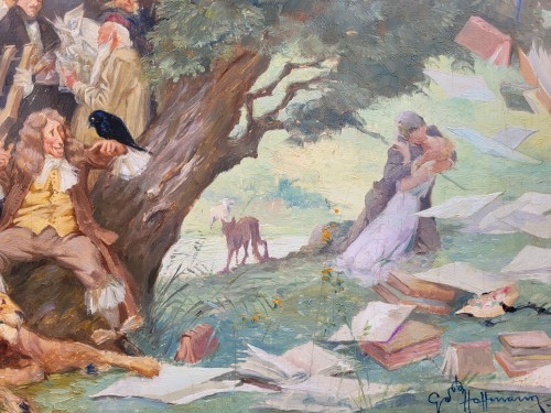 Antiquités - The feast after the exam - Gaston Hoffmann (1883-1977)