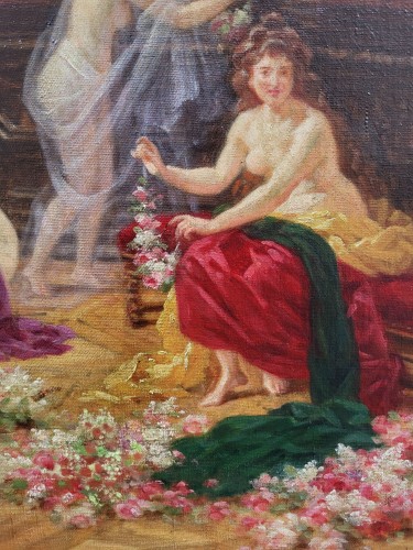 Les Muses at the Musée du Louvre - Louis Béroud (1852-1930) - 
