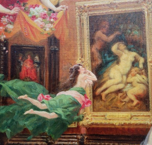  - Les Muses at the Musée du Louvre - Louis Béroud (1852-1930)