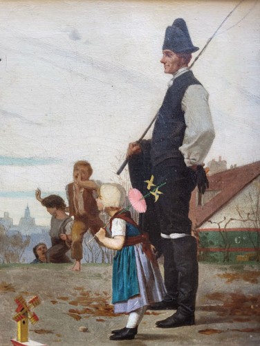 Comedia del arte - Anatole Lambron des Piltières (1838- 1898) - 