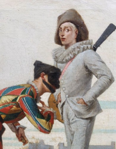 Comedia del arte - Anatole Lambron des Piltières (1838- 1898) - 