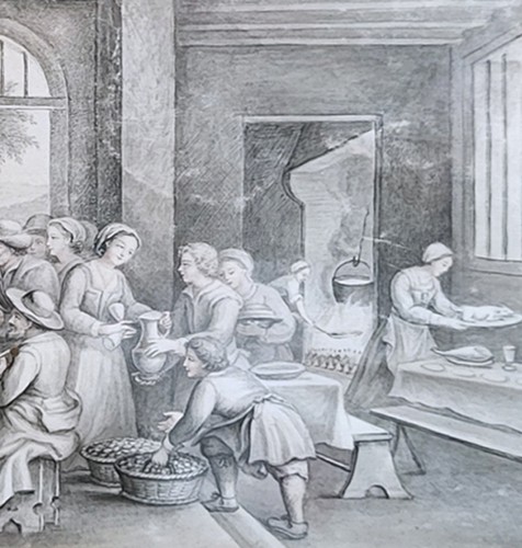 Wedding scene, 18th century - 