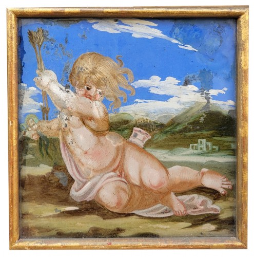 Set of underglaze decorations, Allegories and mythological gods, 18th centu - Curiosities Style 