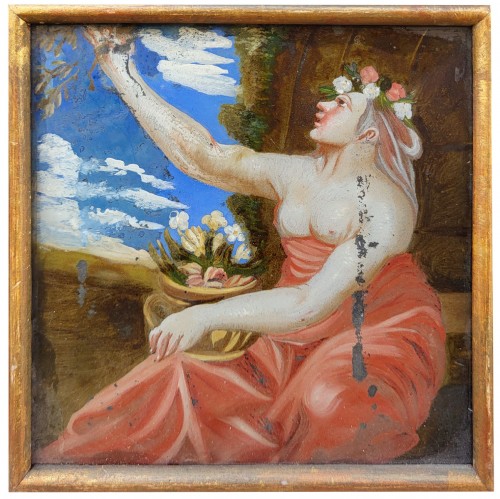 18th century - Set of underglaze decorations, Allegories and mythological gods, 18th centu