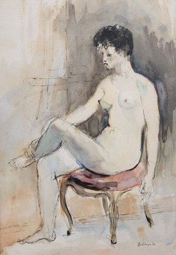  Seated Nude - Paul BELMONDO (1898-1982) - Paintings & Drawings Style 