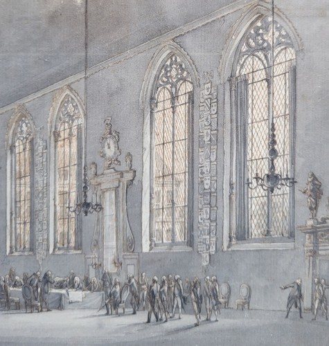18th century - Pair of Drawings - Dirk Langendijk (1748–1805)