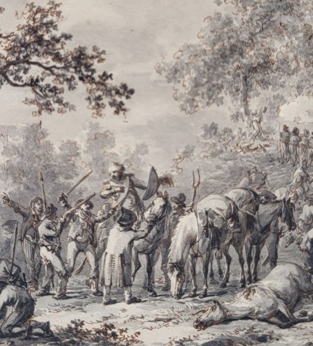 Antiquités - Pair of Drawings - Dirk Langendijk (1748–1805)