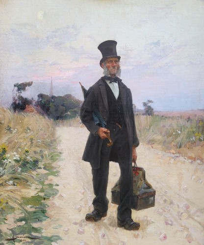 The Peddler - Gaston Darien (1864-1926) - Paintings & Drawings Style 