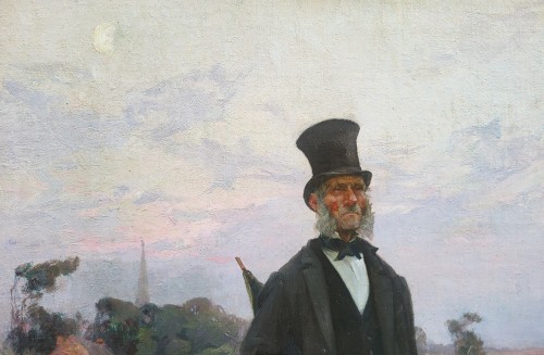 Paintings & Drawings  - The Peddler - Gaston Darien (1864-1926)
