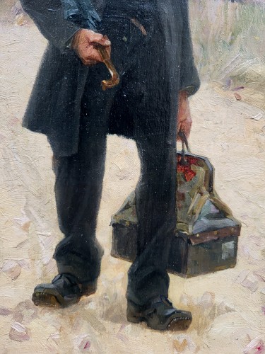 19th century - The Peddler - Gaston Darien (1864-1926)