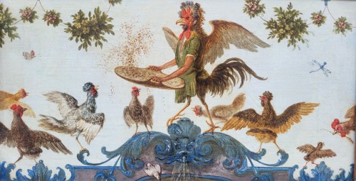 Grand coq  nourricier - Tableaux et dessins Style 