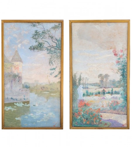 Le chateau de Chailloue par Georges BILLAUDOT (1868-1951)