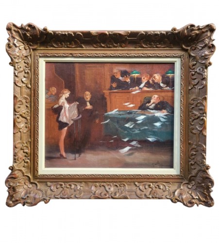 Outrage à la cour par Gaston Hoffmann (1883-1977)