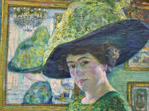 Elegant in an Interior - Augustin Carrera (1878-1952) - 