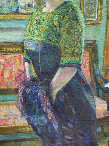 20th century - Elegant in an Interior - Augustin Carrera (1878-1952)