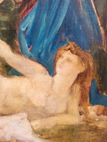 Paintings & Drawings  - Diane Bathing - Paul Baudry (1828-1886)