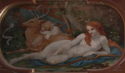  - Diane Bathing - Paul Baudry (1828-1886)