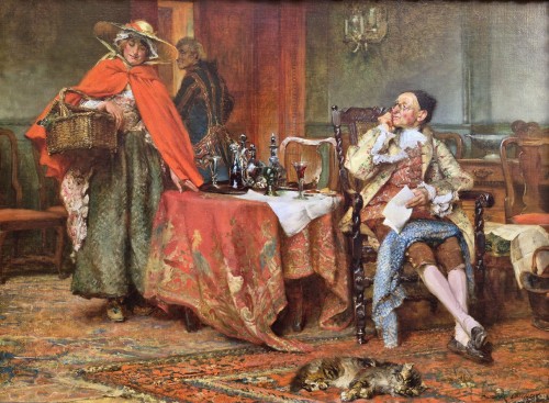 The Country Cousin - Edgar BUNDY (1862-1922) - Paintings & Drawings Style 