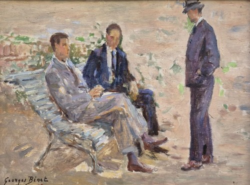 At Georges Binet’s, In the Garden by Georges Binet (1865-1949) - Paintings & Drawings Style 