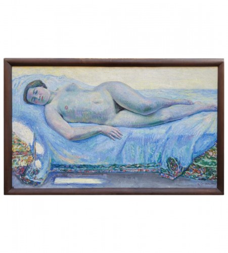 Sleeping Nude, 1911 by Augustin Carrera (1878-1952)