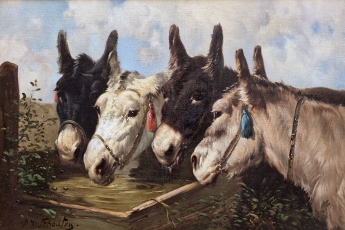Donkeys - Paul Henri Schouten (1860-1922) - Paintings & Drawings Style 