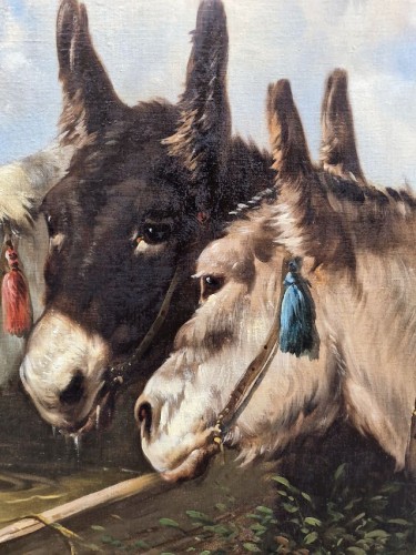 Donkeys - Paul Henri Schouten (1860-1922) - 