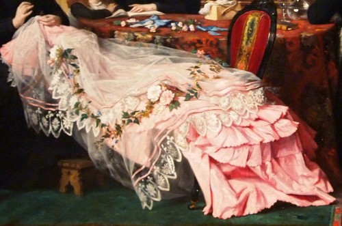 Paintings & Drawings  - Dressmaker - Jules Hyppolyte RAVEL (1826-1898)