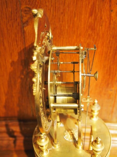 Skeleton clock signed BERGMILLER à Paris - Directoire