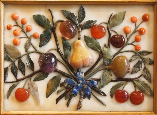 Slab of marble with fruits - Decorative Objects Style 