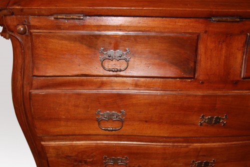 Chest of drawers writing cabinet Louis XV - 