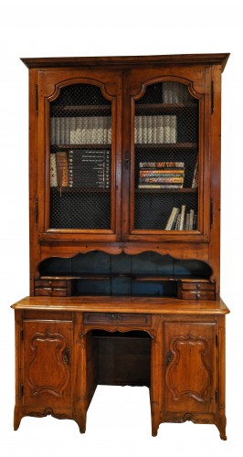 Bureau Bibliothèque époque Régence (1715-1723) - Mobilier Style 