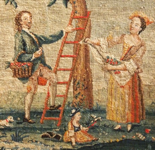 Broderie au petit point de Saint-Cyr - Tapisserie & Tapis Style 