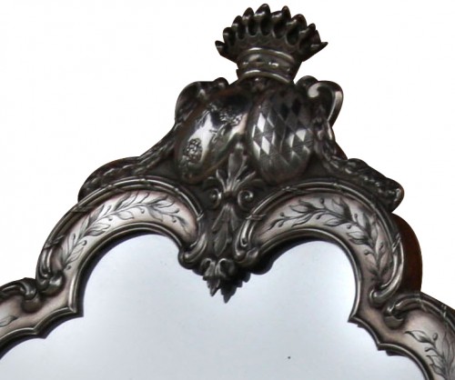 Miroir de table en argent - Argenterie et Orfèvrerie Style 