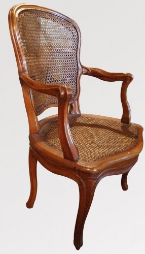 Armchair Louis XV Period Stamped Falconnet - Seating Style Louis XV