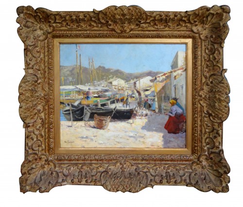 Port of Martigues - Louis Abel TRUCHET (1857-1918) - Paintings & Drawings Style 