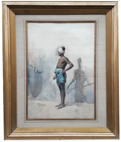 Jeune africain - Gustavo SIMONI (1846-1926)