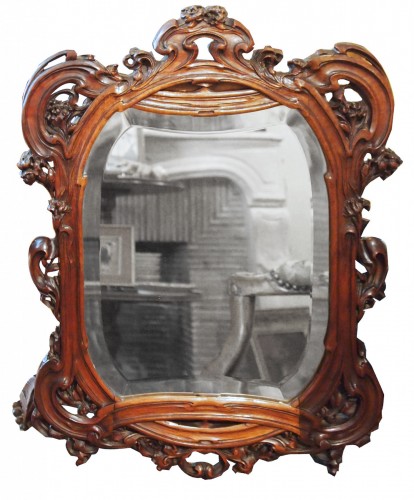 Miroir Art nouveau = attribué à Guimard